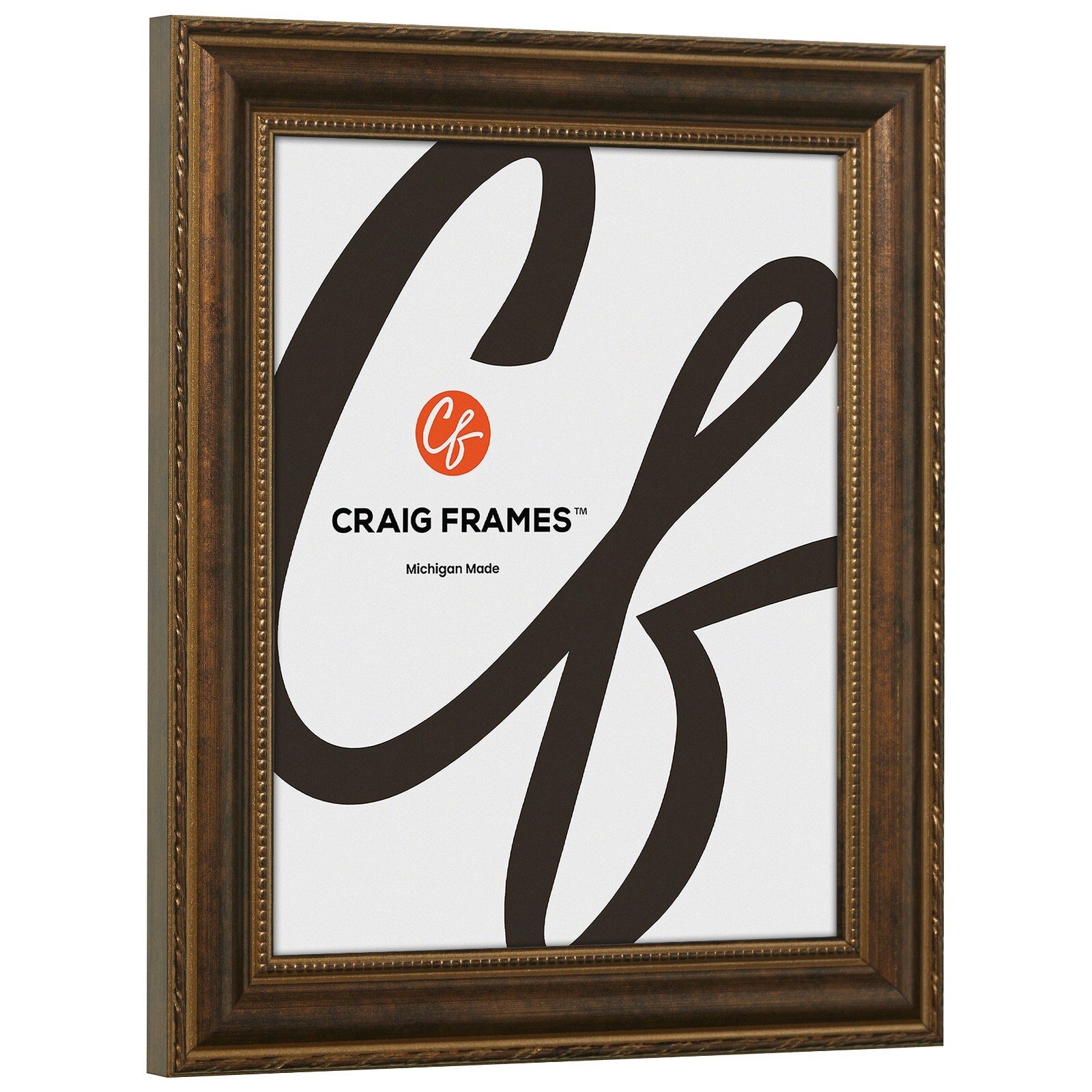 Craig Frames Victoria, 1.37 Inch Wide Ornate Aged Bronze Picture Frame gallery