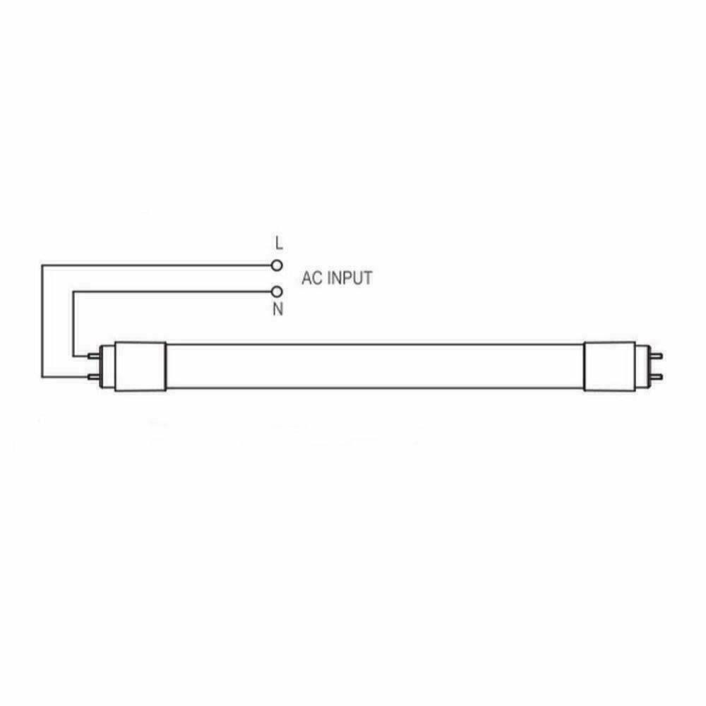 Single-end Powered 6000K 6500K T8 LED Tube Milky Cover 4FT gallery