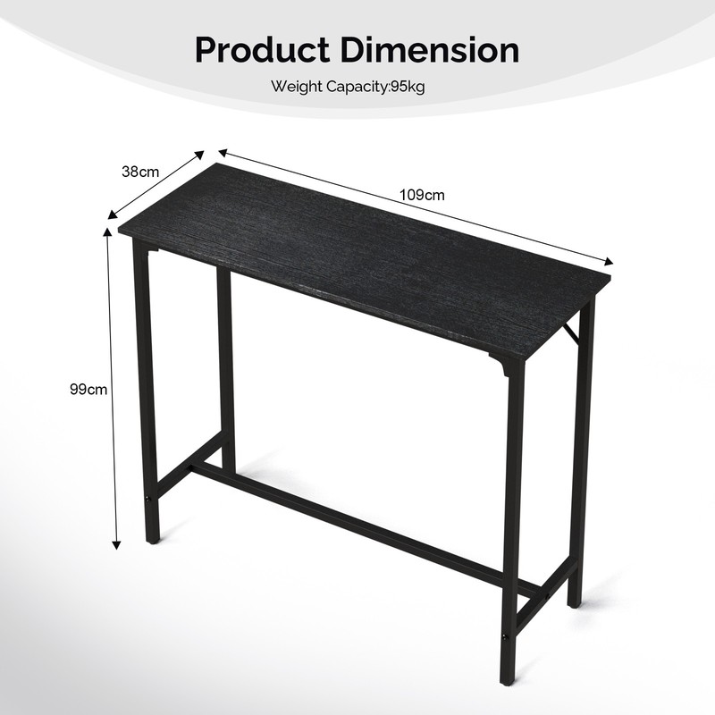 Durable MDF Top & Metal Frame, Ideal for Kitchen/Bar Counte gallery