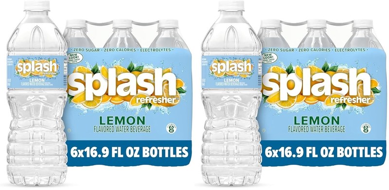 Splash Blast Refresher, Lemon | 16.9 Fl Oz | Plastic Bottle | Pack of 12 gallery