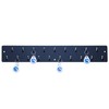 Industrial Wall Mounted Key Rack with 19 Hooks, Powder Coated Steel Key Holde... gallery