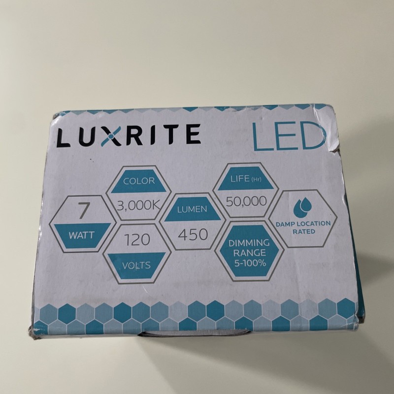 Luxrite Led Soft White 3” Mini Square Recessed Panel 7 Watt 450 Lumen 120 Volts gallery