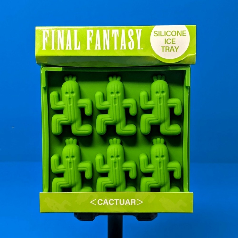 Final Fantasy Cactuar Silicon Ice Cube Tray Chocolate Mold Cactus Figure VII FF7