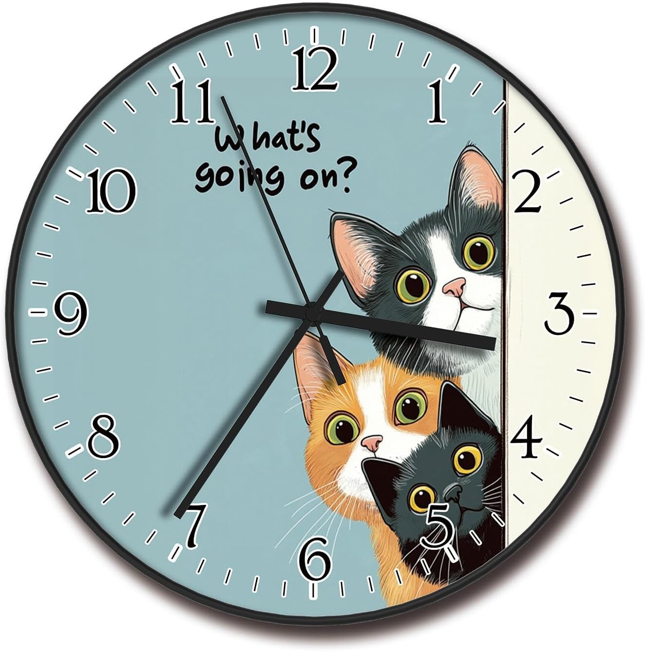 Decorative Round Wall Clock, Quiet Wall Clock, gallery