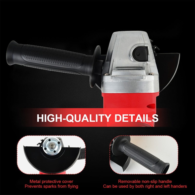 Cordless 4-1/2 Power Angle Grinder for Milwaukee 18V Battery Brushless 11000 RPM gallery