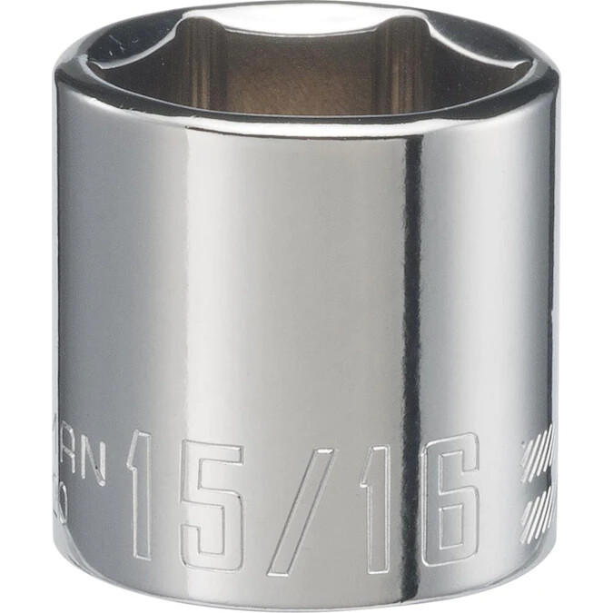Craftsman 6 Point 3/8in. Drive Shallow SAE Inch/Metric Socket - Choose Size gallery