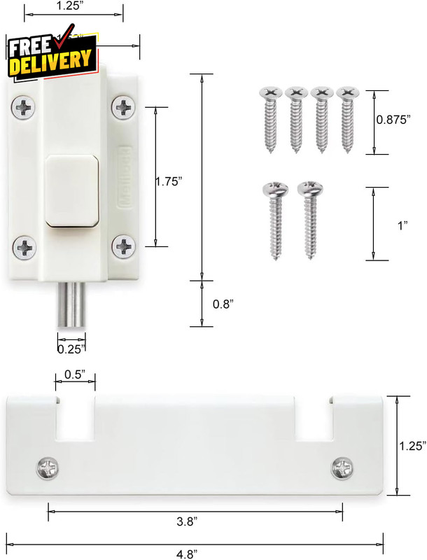 Sliding Door Security Lock Sliding Patio Door Lock for Glass Doors Child Safety gallery