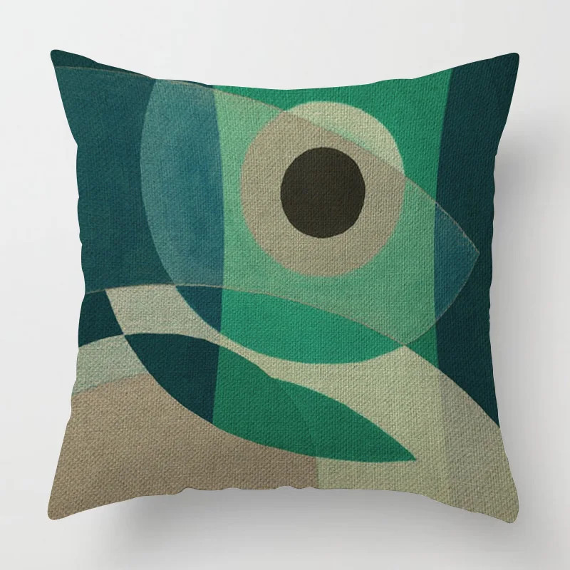 Abstract Geometric Pillowcase 18x 18 Inch Machine Washable Four Seasons Universa gallery