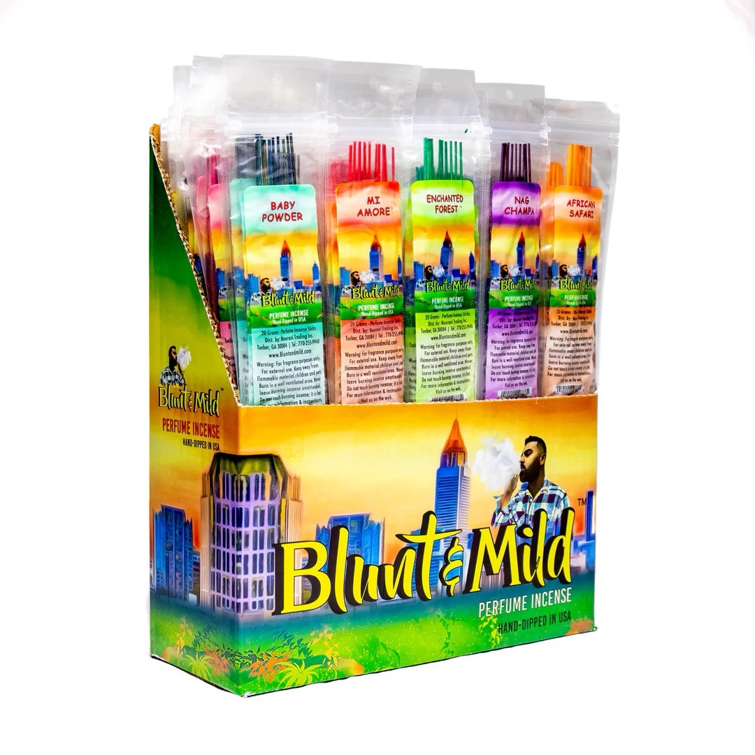 Blunt & Mild Hand Dipped Incense Perfume Wands, 72 ct Display, FREE SHIPPING. gallery