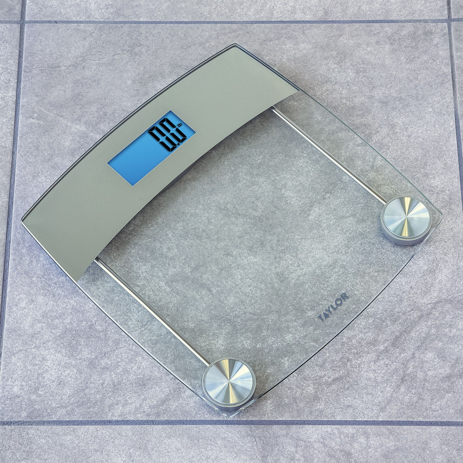 TAYLOR PRECISION PRODUCTS 75244192 Digital Glass Bathroom Scale with... gallery