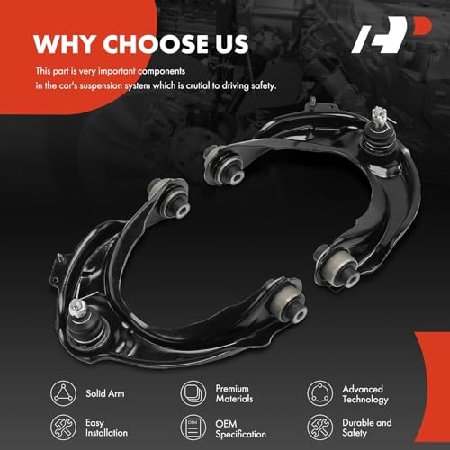 2 x Front Upper Control Arm, with Ball Joint & Bushing, Compatible with Acura gallery