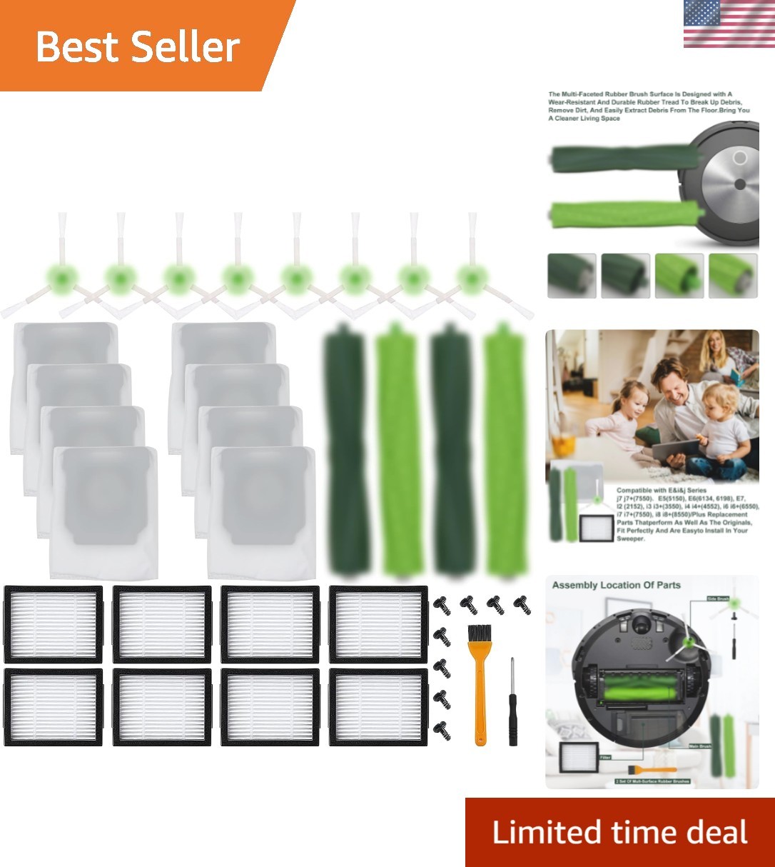 26 Pack Compatible with E/i/j Series Replacement Parts, i2 i3 i3+ i4 i4+ i6 i... gallery