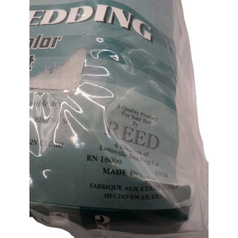 Reed Basic Bedding White Bed Skirt King Size 14 Drop Acrylic New gallery