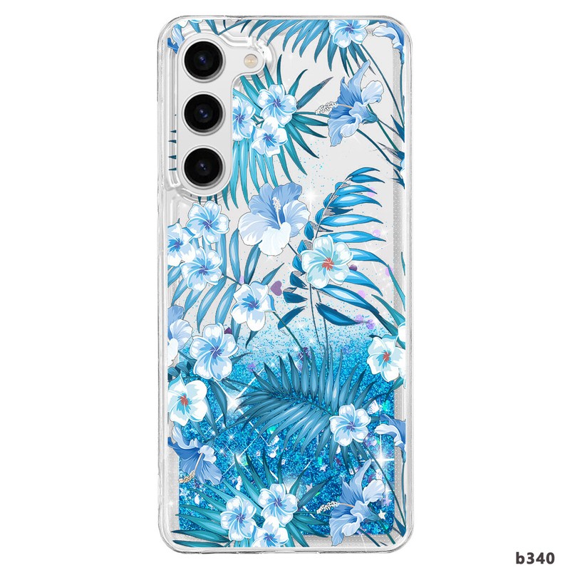 Pretty Liquid Glitter Phone Case Siilcone Cover For Samsung S23 S24 A16 A05s A35 gallery