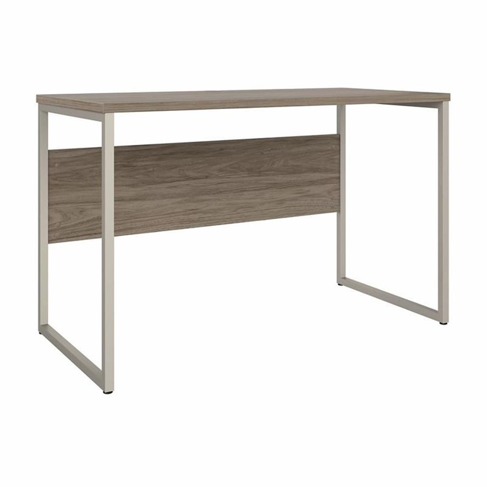 Pemberly Row 48W x 24D Computer Table Desk in Modern Hickory - Engineered Wood gallery