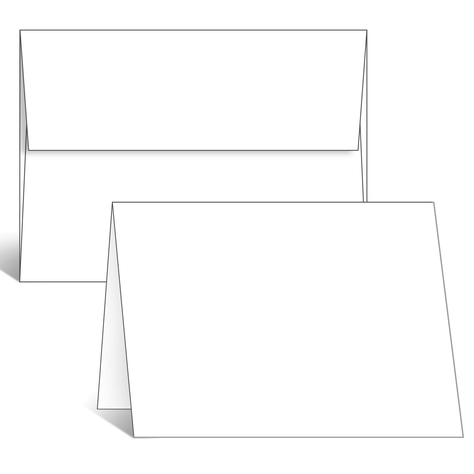 Blank Cards With Envelopes 5x7 - 25 Pack A7(5.25x7.25 in) - 25 Pack, White gallery