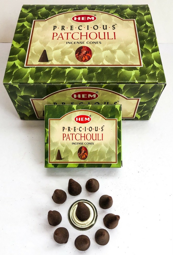 Hem Patchouli Incense Cones for Aromatherapy- 10-20-30-50-100-120 Free Shipping!