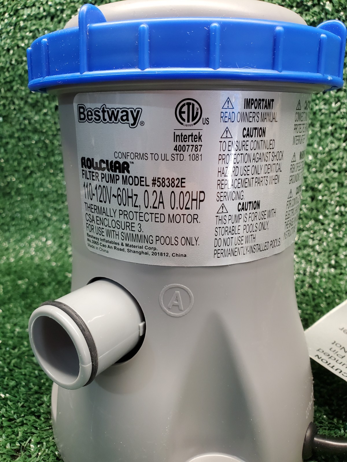 Bestway Flowclear Pool Filter Pump Model # 58382E 330GPH NEW Replacement gallery