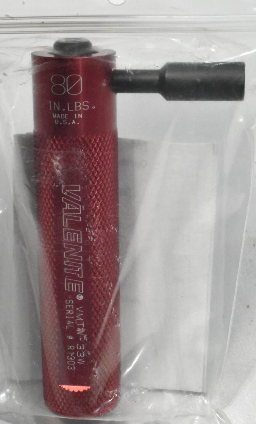 Valenite VMTW-33W Torque Wrench 1/4" Drive, 80 in/lb New gallery
