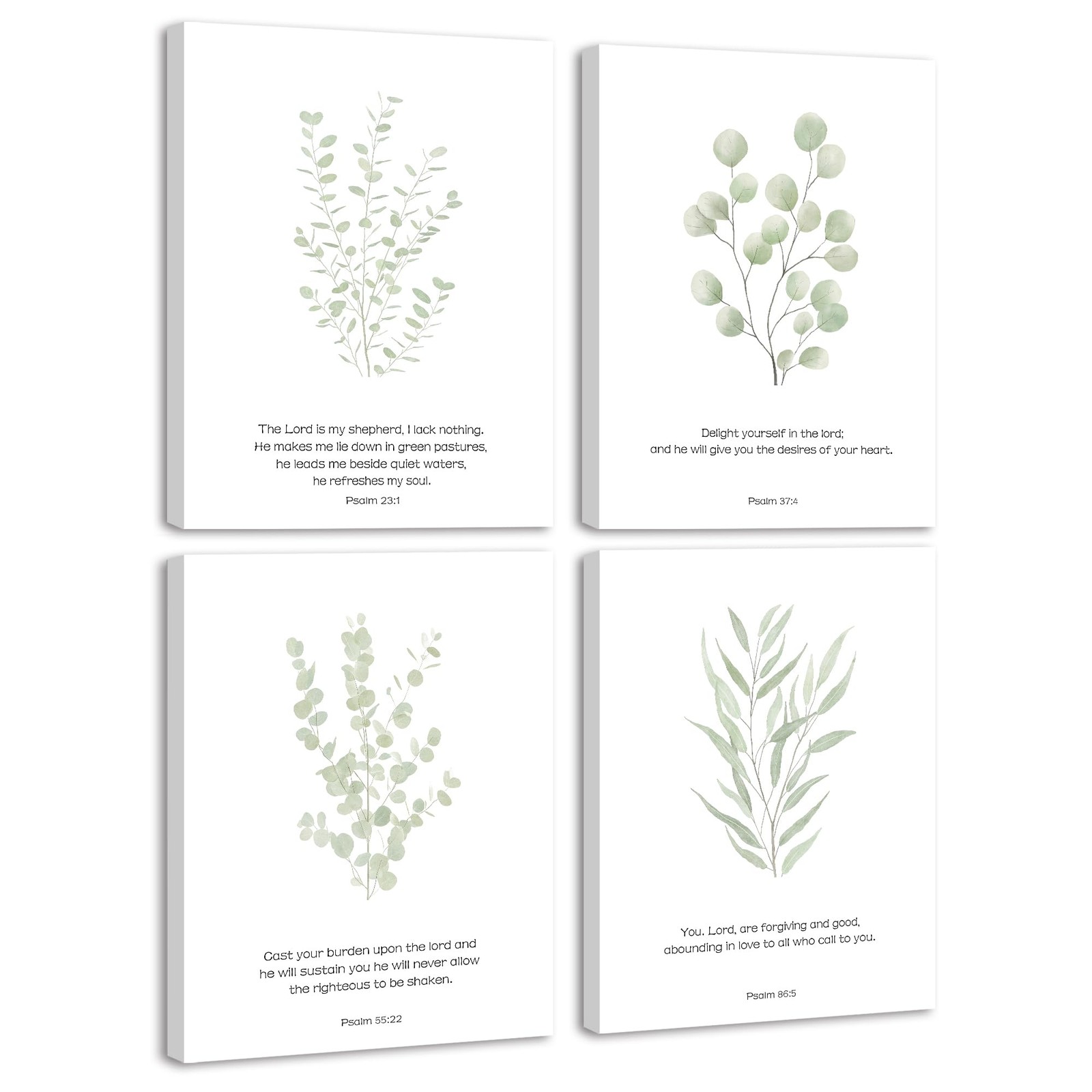 Bible Verses Inspirational Scripture Framed Wall Art Botanical Plant Motivati... gallery