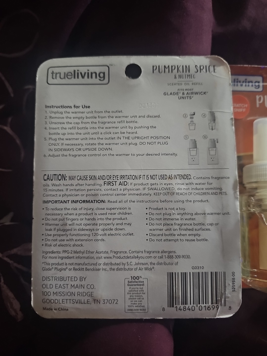 Apple Cinnamon & Pumpkin Spice Plugins Scented Essential Oil (Set of 2 pks) NEW gallery