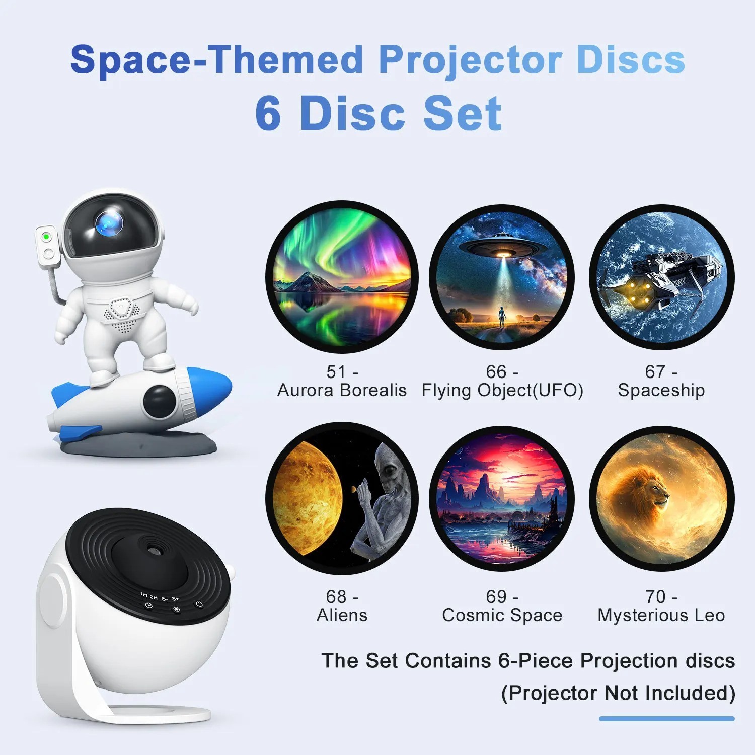 Galaxy Starry Sky Projector Night Light Planetarium Lamp 6 Pack No Projector Inc gallery