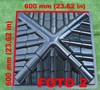 Concrete Mold Pier Caps Fence Capping 23,62x23.62in (600x600mm) ABC plastic P11 gallery