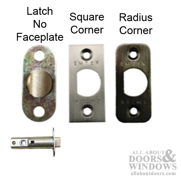 Springlatch Faceplate with Square Corner - PC gallery