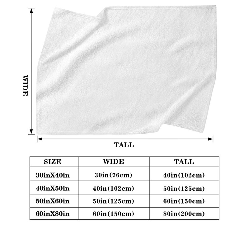 Printed Flannel Blanket Shape Envelope for Napping Sofa Bed Camping Trips Gift♪ gallery