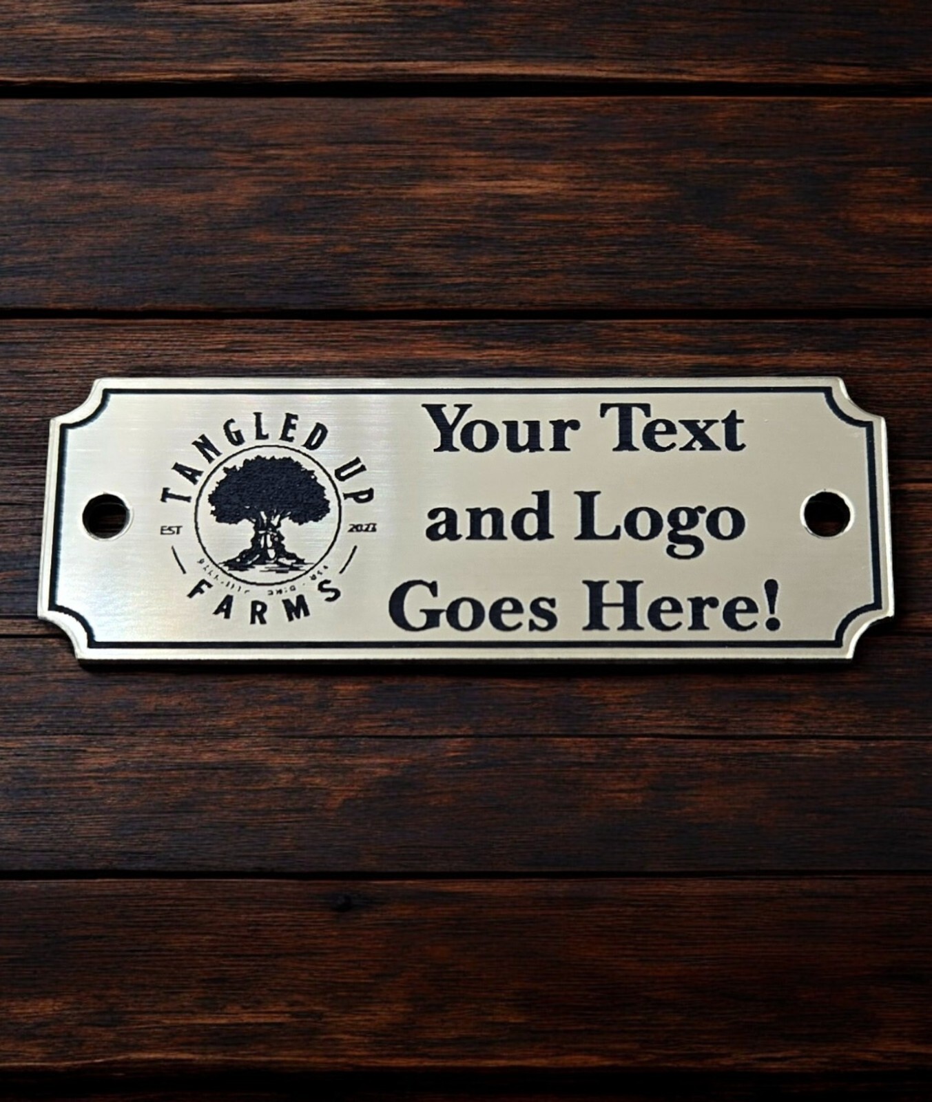 Name Plate, Custom Engraved Sign, Trophy Award Plaque, Taxidermy, Memorial Tag gallery