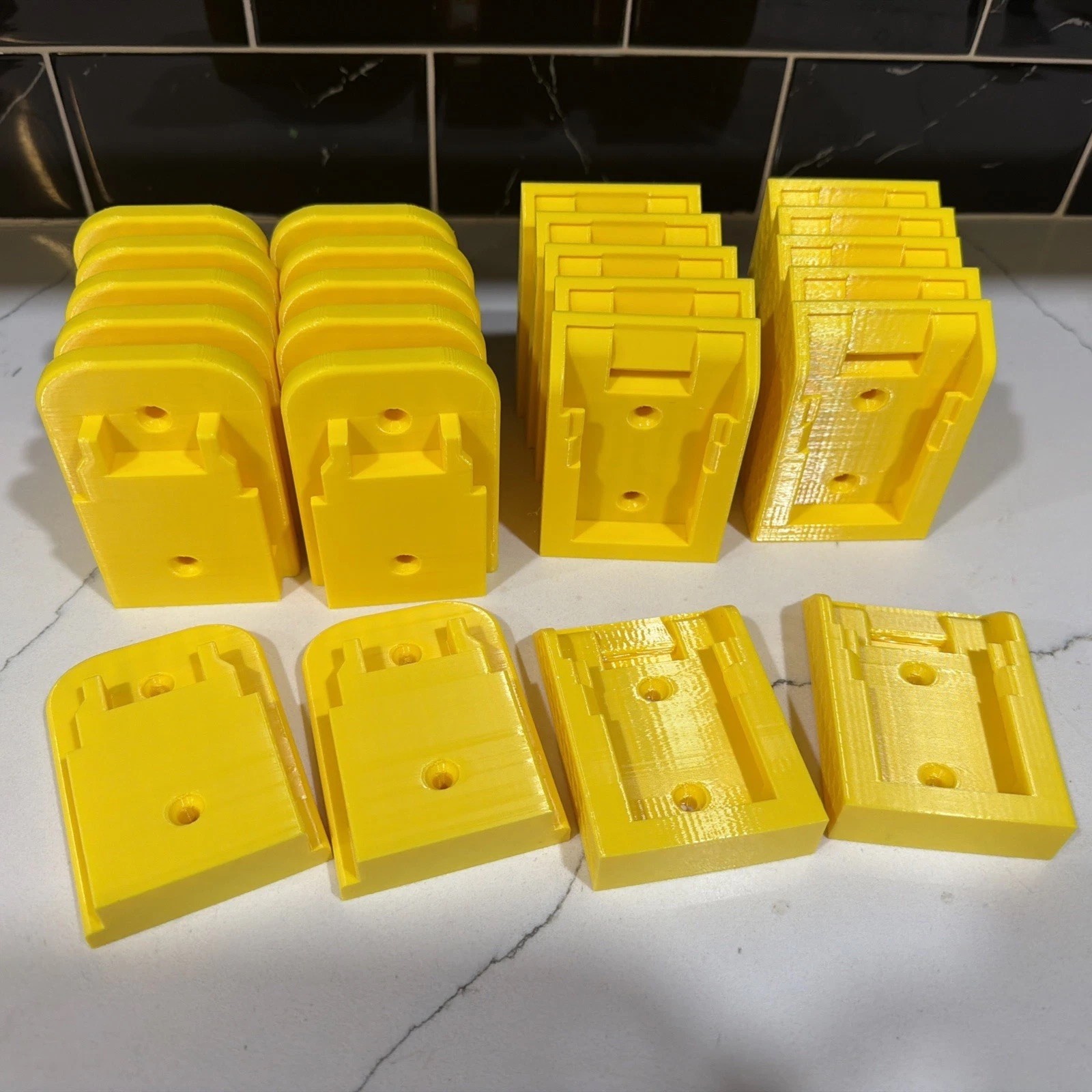12 / 12 Combo Tool & Battery Mounts/Holders to fit DeWALT 20V 60V - BEST FIT! gallery