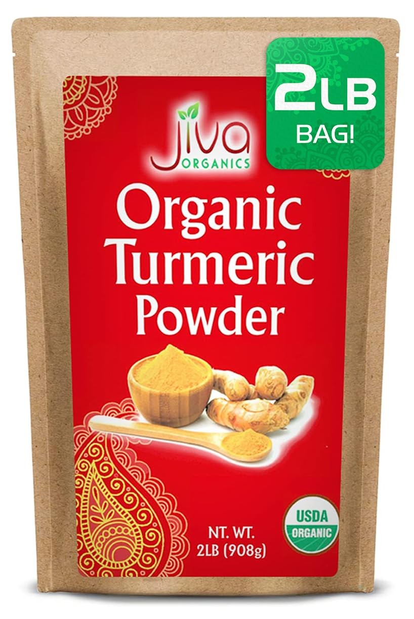 Organic Turmeric Powder 2 LB Bulk Bag - Lab 2 Pound (Pack of 1), Yellow gallery