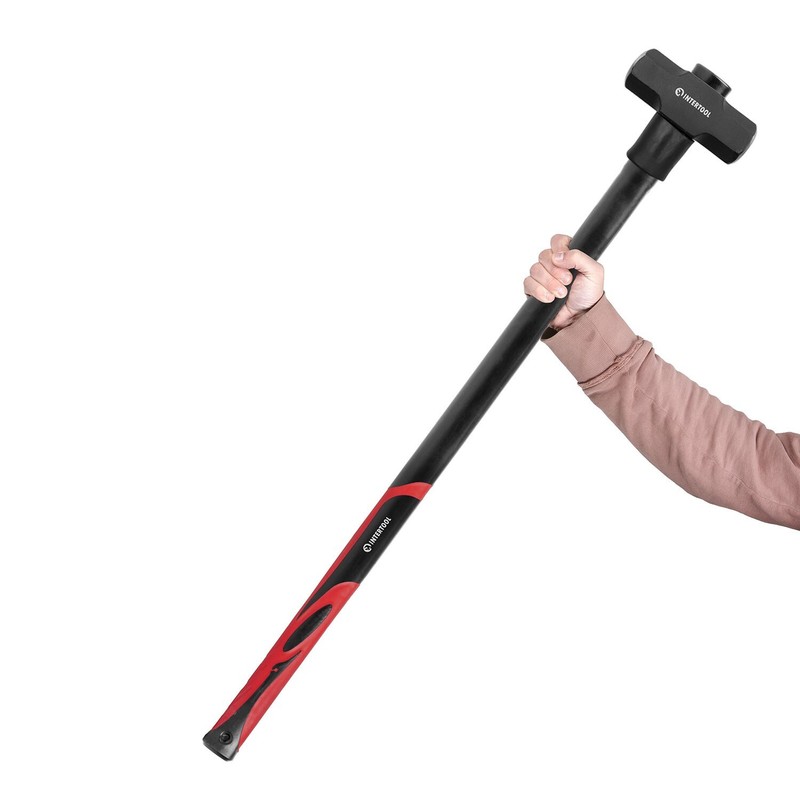INTERTOOL 6 lbs Sledge Hammer, 33" Shock Absorbing Handle HT08-0243 gallery