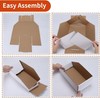 Cardboard Storage Bins Boxes 35 Packs 12X4X4.5 Inches, Easy Assembly Pantry Orga gallery