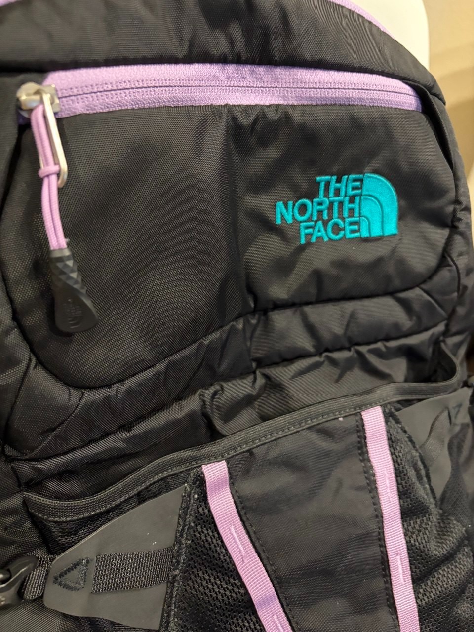 The North Face Recon Backpack Black/Purple/Teal 3