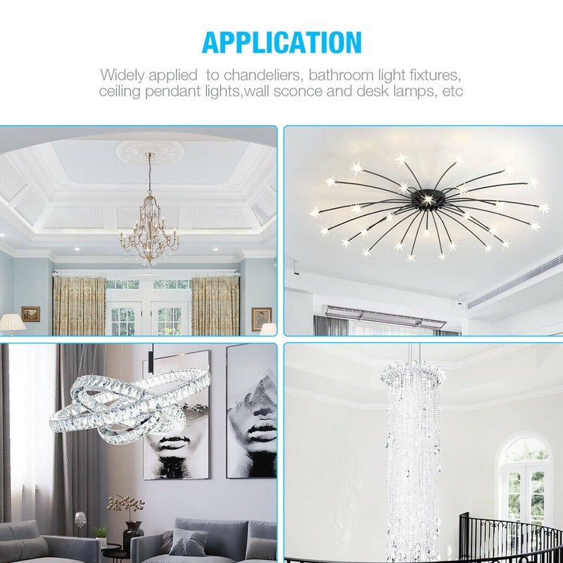 10Pcs G9 7W Dimmable LED Corn Bulb Lamp 6000K 2835 51-SMD Daylight Home Light US gallery