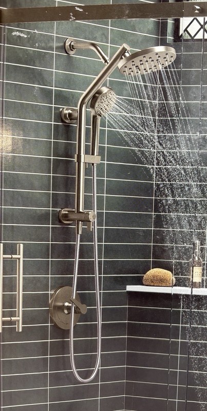 KOHLER HYDRORAIL 3-IN-1 MULTIFUNCTION SHOWER SYSTEM R38001-G-BN BRUSHED NICKEL gallery