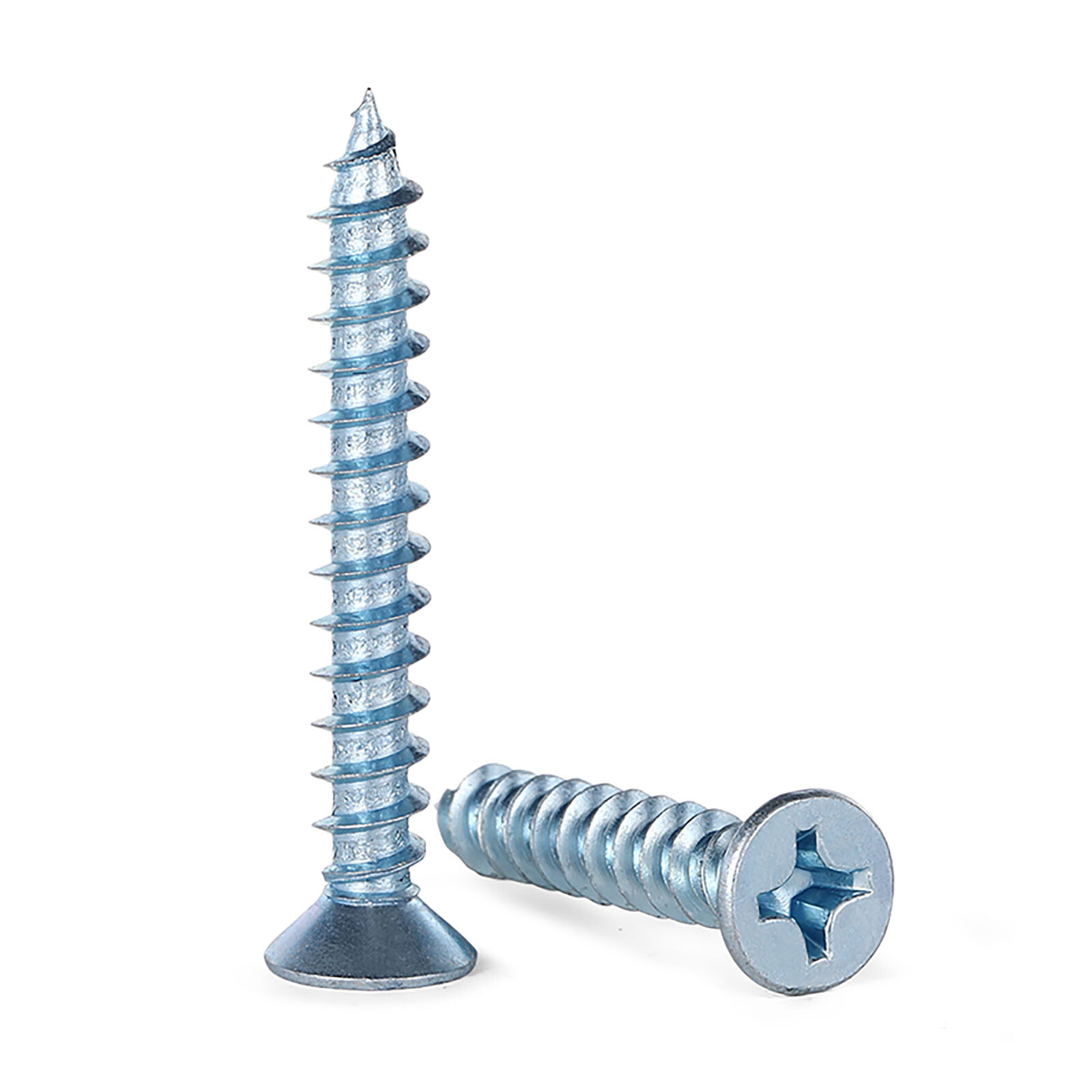 M2-M6 Pozi Countersunk Self Tapping Screws - Carbon Steel Zinc Tappers Din 7982 gallery