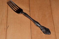 Oneida Cube Stainless MICHAELANGELO Glossy Dinner Fork 7-1/4″