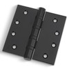 Haidms 304 Stainless Steel Matte Black 4'' Square Corner, Black-3 Pack gallery