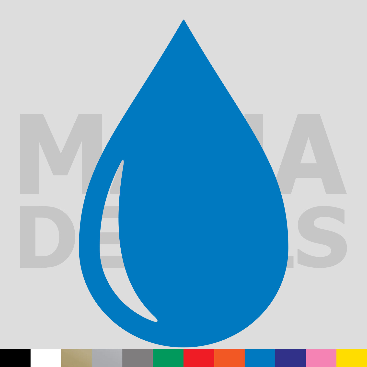 Droplet Vinyl Die Cut Decal Sticker - Tear Rain Blood Oil Water Drip Drop gallery