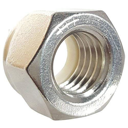 Nylon Insert Hex Lock Nuts - 5/16"-18 (50-Pack) Stainless 5/16-18 (50 Pack) gallery