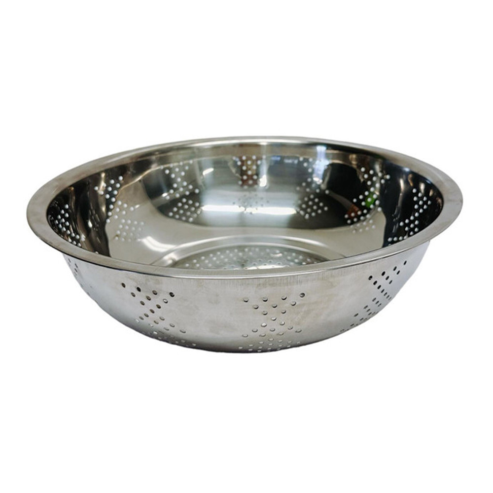 12" (30 cm) Stainless Steel Colander Food Vegetables Drainer Cullender Strainer gallery