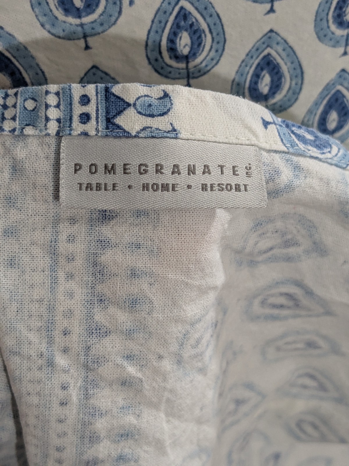 Pomegranate 100% Cotton Apron One Size Buti Print Kitchen Accessory Cook gallery