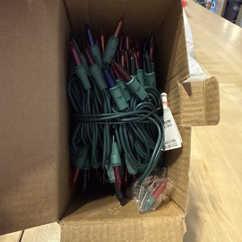 10 BOXES Dazzle Bright 100 Mini String lights 18.5 Ft Length Multicolor gallery