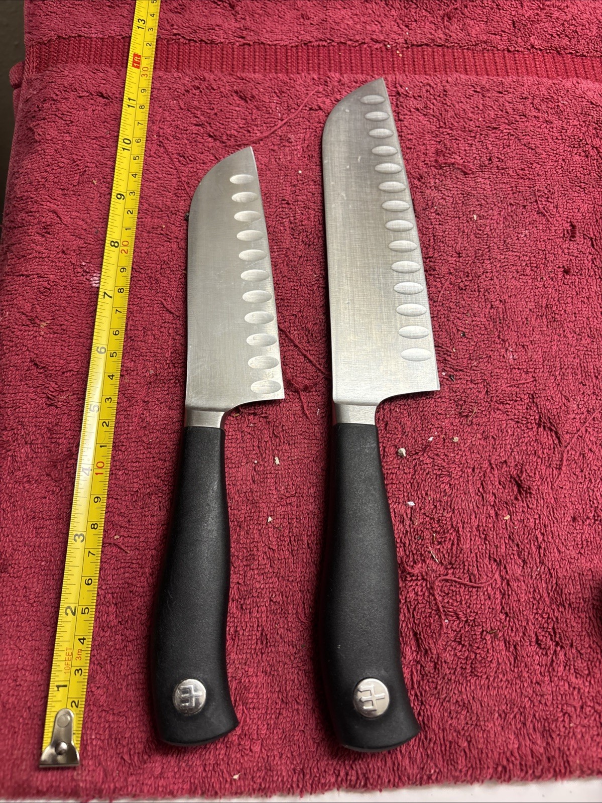 Two Wusthof Grand Prix Knife, 4175/17cm Hollow Ground Santoku & 4173/14cm gallery