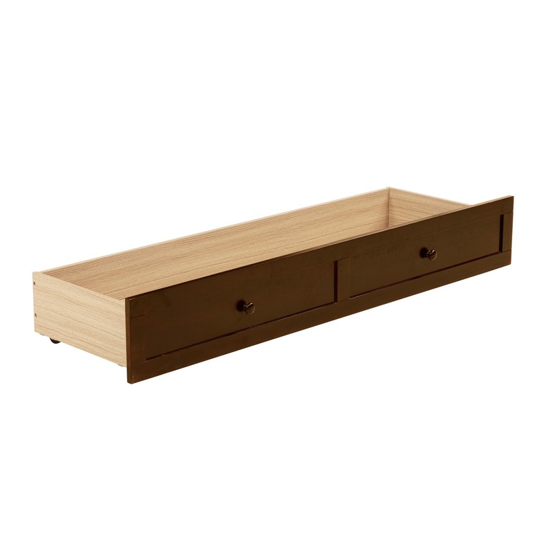 Murphy Wall Bed, Queen Pine Cabinet with Storage Drawer & Rattan Decor gallery