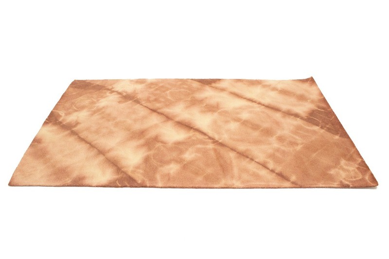 Rust Tie-Dye Design Foyer Studio Office 5X8 Hand-Tufted Modern Rug Wool Carpet gallery