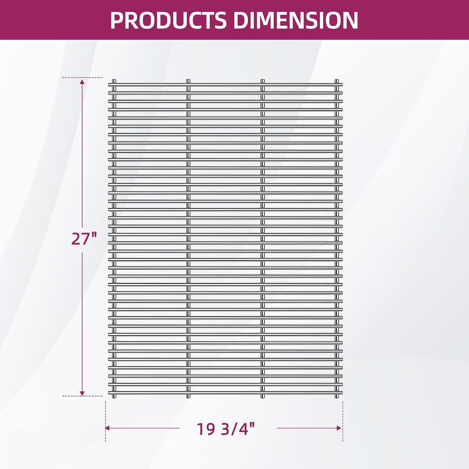 Full Size Stainless Steel Cooking Grid Grates Replacement Parts for Charcoal gallery