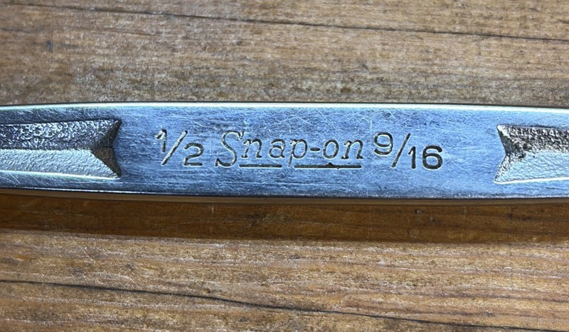 SNAP-ON FH1618B Socket Flex Wrench 1/2" x 9/16" Non-Ratcheting Chrome Finish SAE gallery